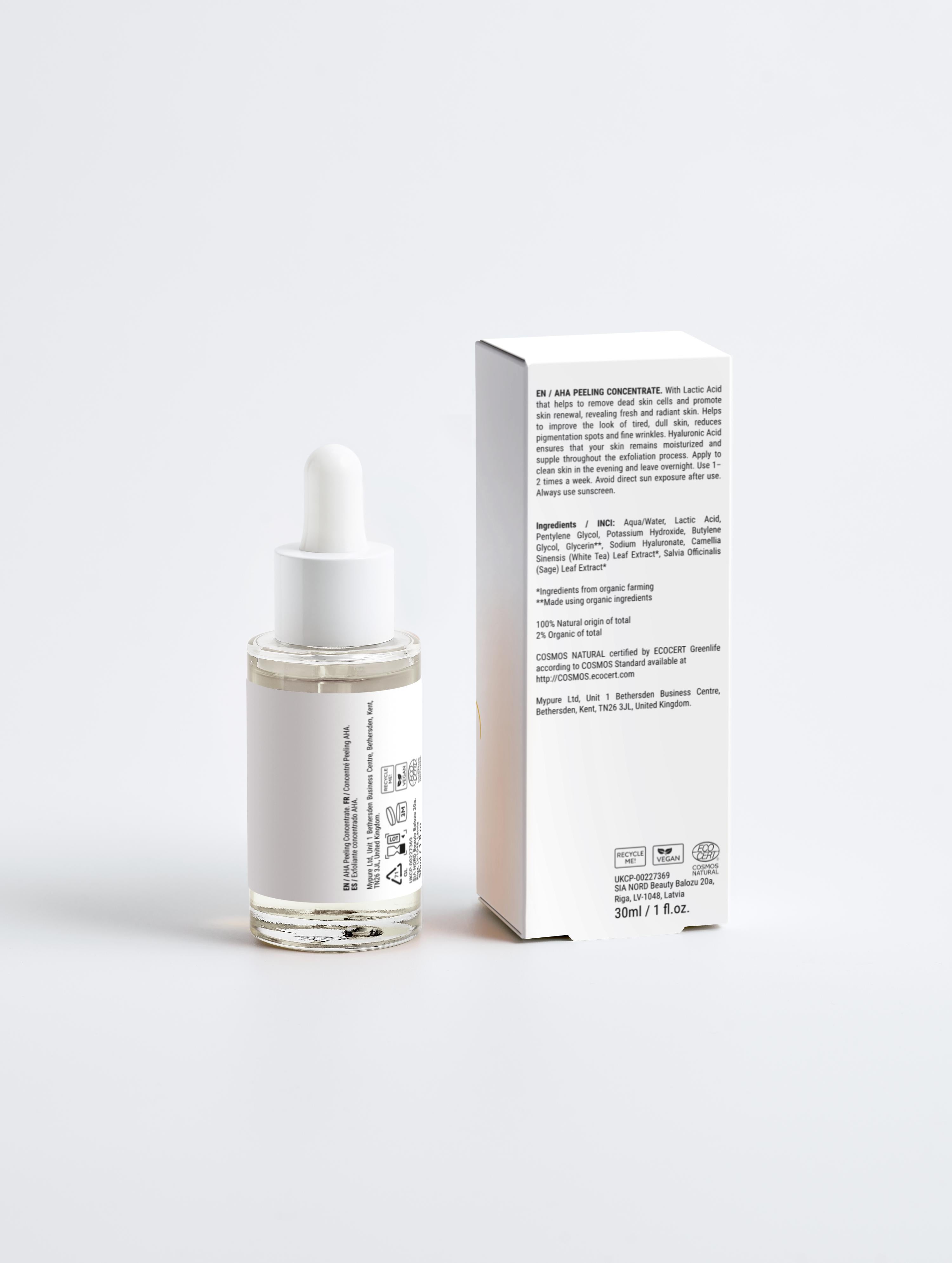 AHA Lactic Acid and Hyaluronic Acid Peeling Concentrate