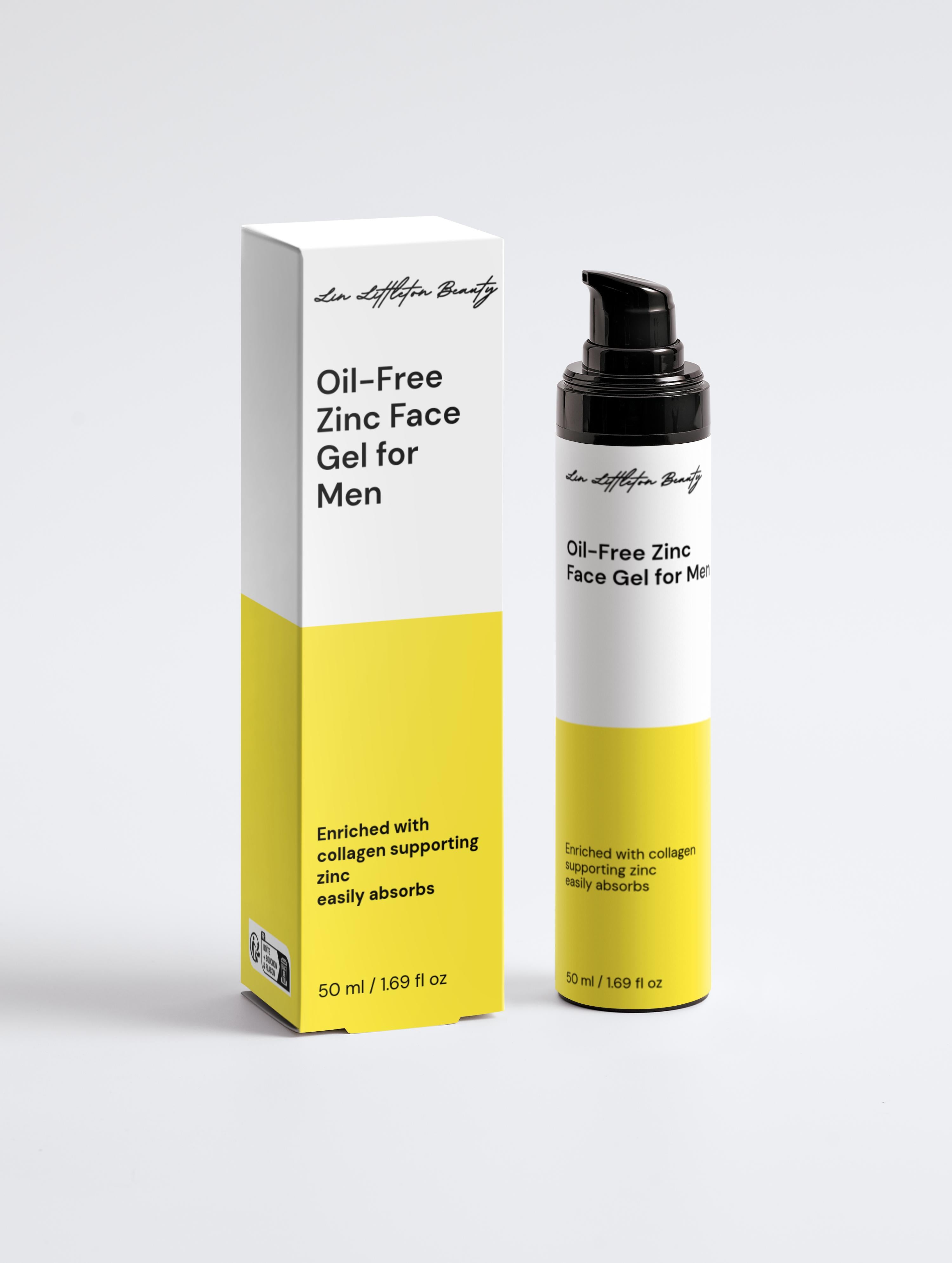 Oil-Free Zinc Face Gel for Men