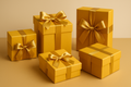 luxury yellow colour theme gift boxes